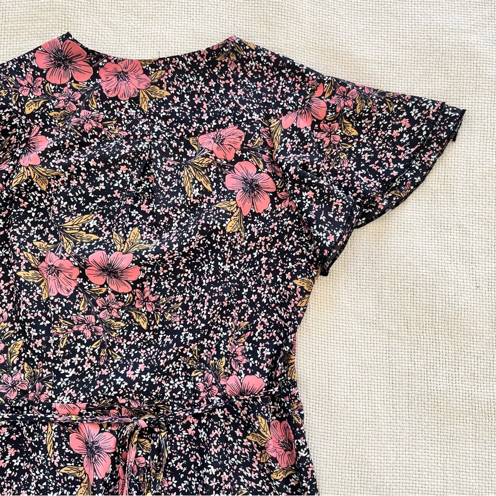 Dotti Floral Wrap Dress Size 8 - Picture 5 of 7